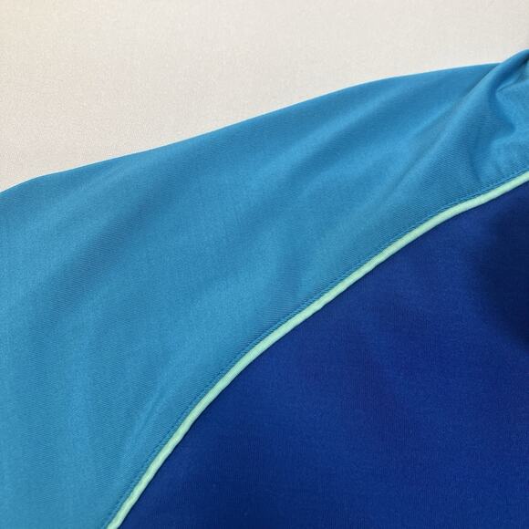 Peter Millar Crown Sport 1/4 Zip Long Sleeve Pullover Plaza Blue Mens Size XL - Picture 5 of 11